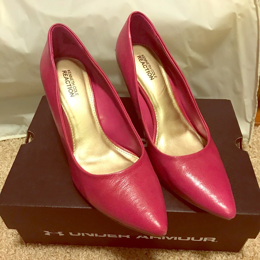 Leather heels